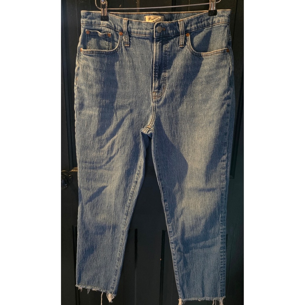 Madewell The Perfect Vintage Jean 31 Medium Wash Raw Hem NH625 DM6513